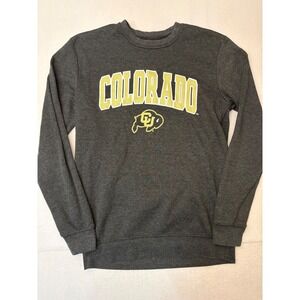Colosseum Mens Colorado Buffaloes Sweatshirt Gray Crewneck NCAA S